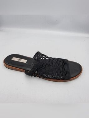 MIISTA Black Edite Net Flats, Size 37